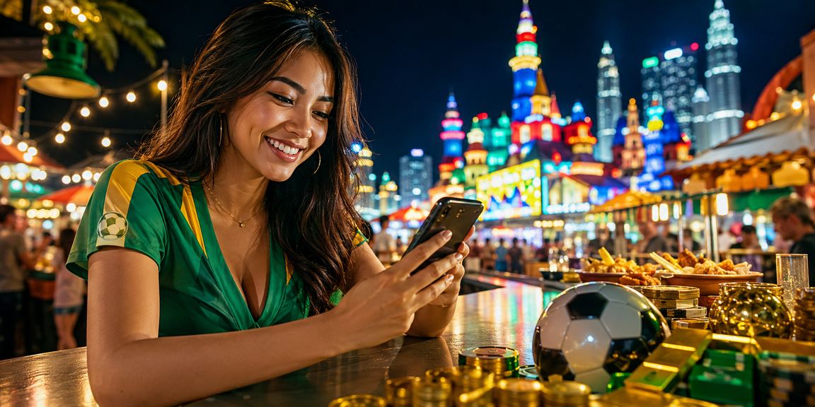 Pemain Malaysia menikmati permainan kasino dengan bonus cashback melalui peranti mudah alih
